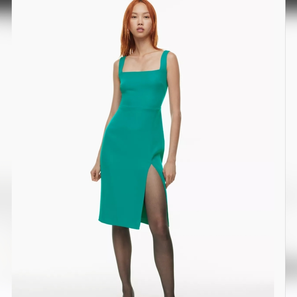 Babaton Green Midi Dress